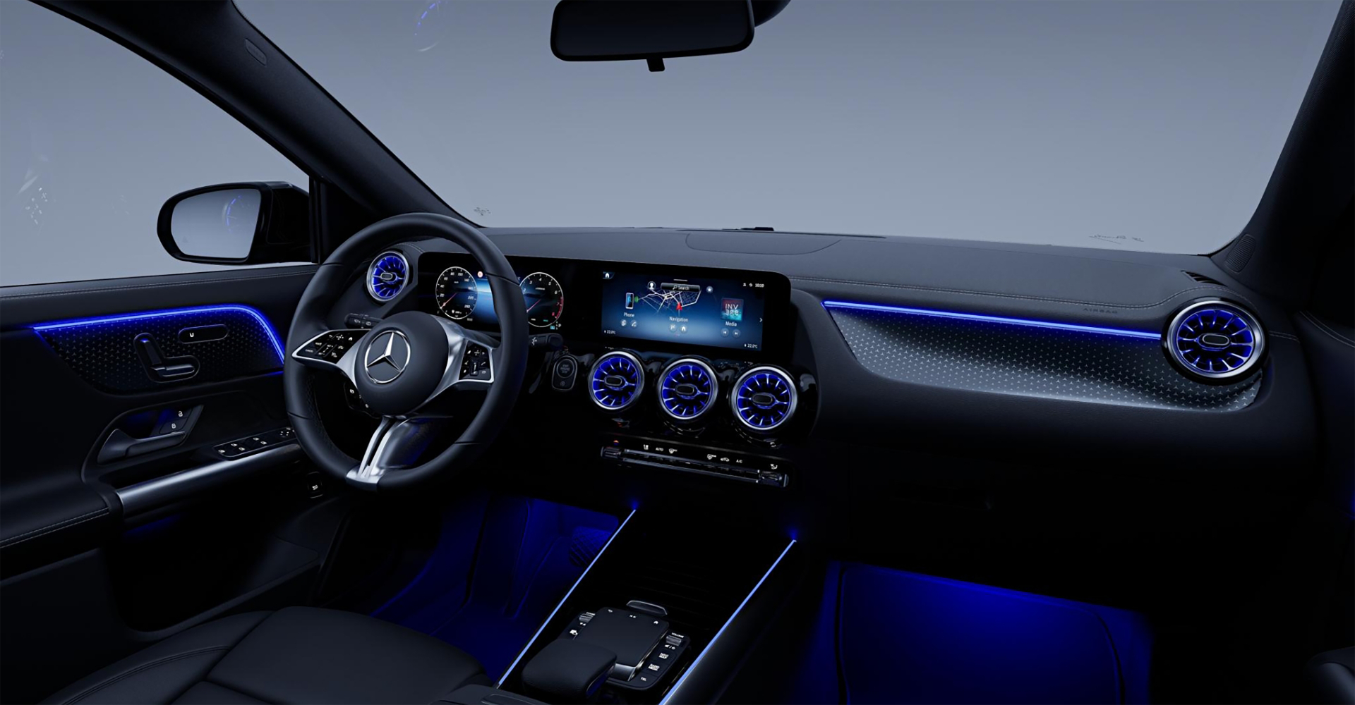 64 color ambient lighting system