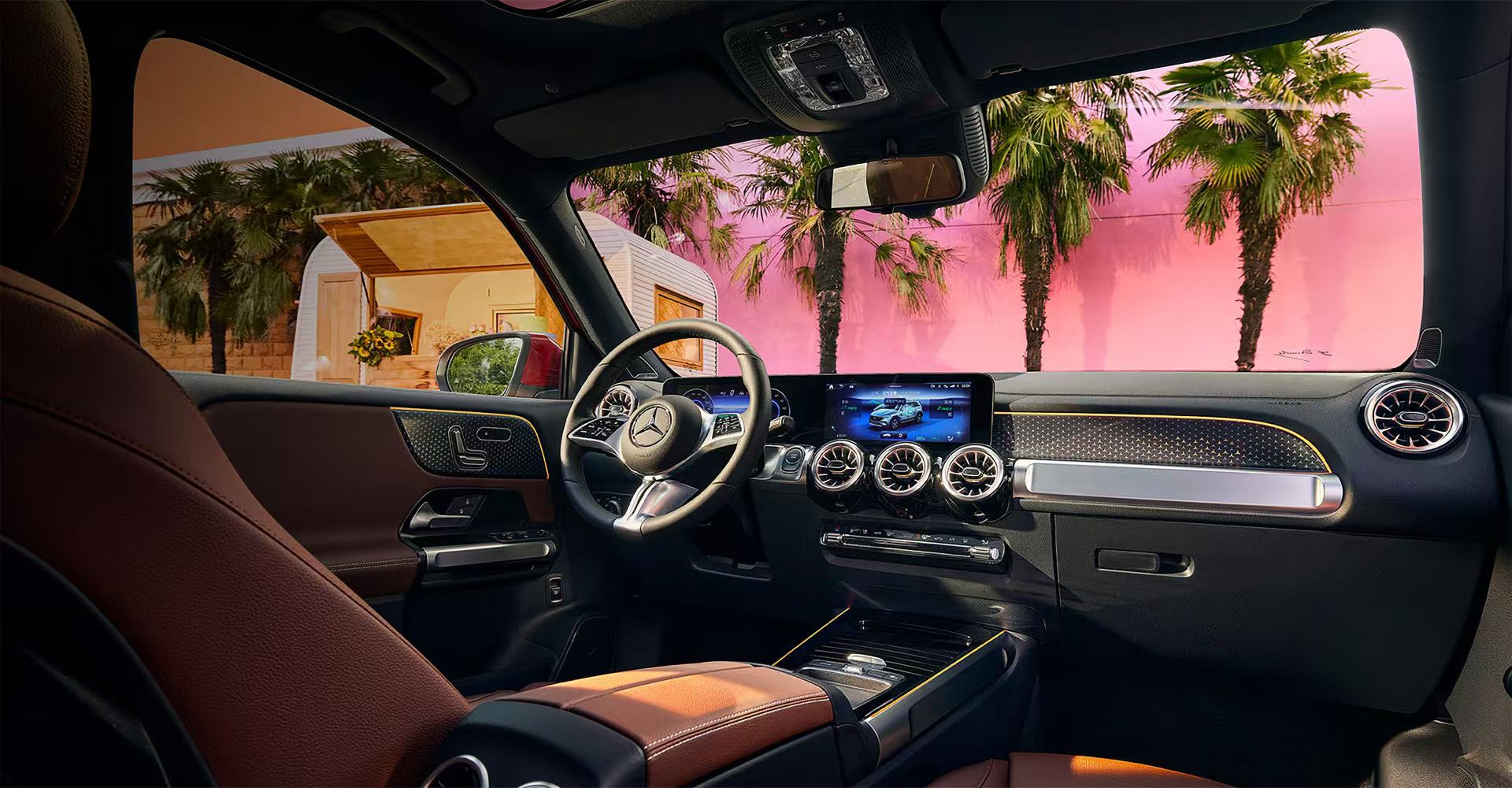 64 color ambient lighting system
